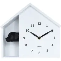 Karlsson wandklok peeking doggy - Ø24,9cm