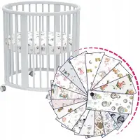 Stokke Hoeslaken Sleeper Mini V3 Ovaal 78x60cm - Katoen