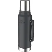 Stanley Classic Legendary Thermosfles 1.4L Houdt 40 Uur Warm, 35 Uur Koud - Lekvrij - Vaatwasserbestendig - BPA-Vrij - Voor Koffie, Thee en Meer - Roestvrijstalen Thermoskan - Matte Black
