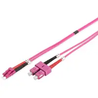 Digitus DK-2532-03-4 Glasvezel kabel 3 meter LC SC I-VH OM4 Violet