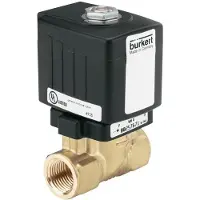 Burkert Magneetventiel G3/4'' NC Messing NBR 0-10bar/145psi 48VAC Anti-Waterslag 6213 263063