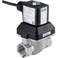 Burkert Magneetventiel G1/2'' NC RVS FKM 0-10bar/145psi 240VAC Anti-Waterslag ATEX 6213 20051206