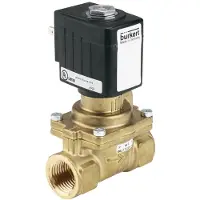 Burkert Magneetventiel G1 1/4'' NC Messing FKM 0.2-16bar/3-232psi 24VAC Anti-Waterslag 6281 270134