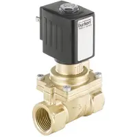 Burkert Magneetventiel G1'' NC Messing NBR 0.2-16bar/3-232psi 24VDC Anti-Waterslag 6281 288053