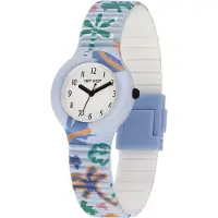 Hip Hop Analoog horloge 'California Vibes' lichtblauw / wit