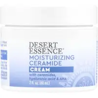 Desert Essence Hydraterende Ceramide Gezichtscrème 2 fl oz - Veganistisch glutenvrij. Cruelty-Free - Ondersteunt de natuurlijke vochtbarrière van de