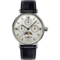 Zeppelin 8075-5 LZ 129 Hindenburg Mondphase horloge 36 mm
