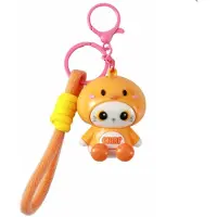 Itotal Sleutelhanger Hoodie Eend Keychain Duck Plastic and Metal 4.5x4.0x5.4cm
