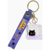 Itotal Sleutelhanger Kubus ZWARTE KAT Cube Liquid Keychain BLACK CAT 3.3x2.9x5cm
