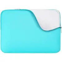 Mobigear Laptophoes geschikt voor Laptop | Basics Sleeve 16 Inch Laptop hoes - Blauw