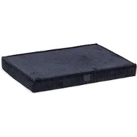 Designed By Lotte Orthopedisch Hondenkussen Bench Ribbed Antraciet 76 x 53 x 8 cm