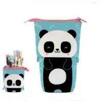 Itotal Pop-up Pecil Case PANDASTIC etui voor school, uitbreidbaar 13.5x6.0x19.0cm