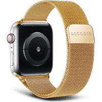 Decoded Milan Traction Apple Watch 49 / 46 / 45 / 44 Mm Bandje Goud