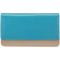 Mywalit Portemonnee lichtbeige / turquoise