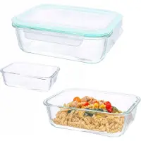 Cadro Glazen voedselcontainer met deksel - 1L lunchbox