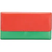 Mywalit Portemonnee 'Tri-fold' blauw / pasteelgeel / grasgroen / oranje