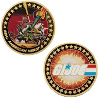 Fanatic Limited Edition G.i.joe Goud Een Echte Amerikaanse Held 60e Verjaardag Vergulde Verzamelmunt 24k