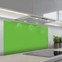 KitchenYeah Spatscherm 120x60 cm - Zelfklevende achterwand Groen - Kleuren - Natuur - Keuken muurbeschermer - Spatwand fornuis
