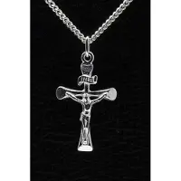 MOOYE ® - Collectie Zilveren Kruis corpus ketting hanger