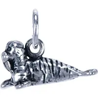 MOOYE ® - Collectie Zilveren Walrus klein ketting hanger