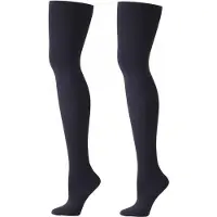 In Control 2pack kinderpanty 60 denier - NAVY - 110/116