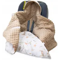 Kerstin Baby Deken voor Autostoel, Draagzak & Kinderwagen - Zacht & Warm