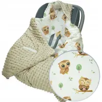 Kerstin Baby Deken voor Autostoel, Draagzak, Kinderwagen - Zacht & Warm