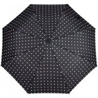 Knirps T.205 Automatische Paraplu Dames - UV Bescherming, Stijlvol Stippen Design