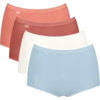 Sloggi Broekje lichtblauw / perzik / vuurrood / wit