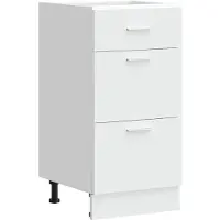 vidaXL Onderkast Lyon, wit, 40x46x81,5 cm, houtvezel