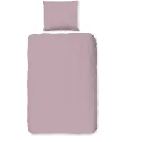 Muller Textil Peuter Dekbedovertrek Katoen Uni - soft pink 120x150cm