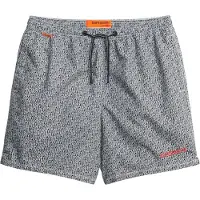 Superdry Zwemshorts rood / zwart / wit