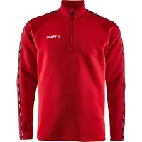 Craft Trainingsjack Men Squad 2.0 Half Zip Bright Red Express-S