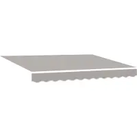 vidaXL Uitschuifbare luifel Lichtgrijs 300 x 250 x 165 cm