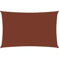 vidaXL Zonnescherm rechthoekig 3x5 m oxford stof terracottakleurig
