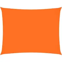 vidaXL Zonnescherm rechthoekig 2x3,5 m oxford stof oranje