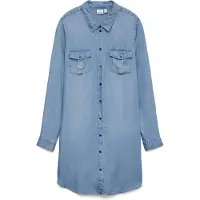 Vero Moda Blousejurk 'VMSilla' blauw denim