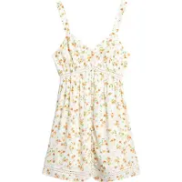 Superdry Lace Trim Mouwloze Korte Jurk