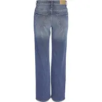 Noisy May Jeans 'NMYOLANDA' blauw denim / bruin