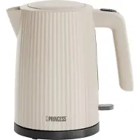 Princess Waterkoker Wave 236048 - Retro - 1.7 liter - BPA-vrij - Waterniveau indicator - 2200W - Beige