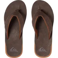 Quiksilver Carver Nubuck Jongens Slippers - Demitasse - Solid - Maat 39