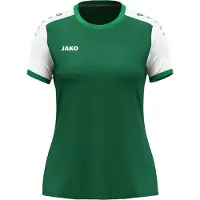 Jako Dynamic Shirt Korte Mouw Dames - Donkergroen / Wit / Groen | Maat: XL