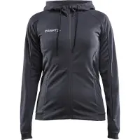 Craft Trainingsjack Women Evolve Hood Jacket Asphalt-XXL