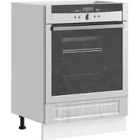 vidaXL Ovenkast "Porto" bewerkt hout grijs sonoma eiken