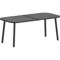 vidaXL Tuin Eettafel Set 4 pcs Bruin poly rattan