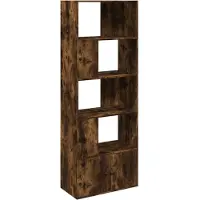 vidaXL Boekenkast 70x36x189 cm bewerkt hout gerookt eikenkleurig