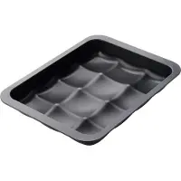 Zenker Bakvorm voor 12 mini broodjes of brioche 36 x 27 cm Black Metallic