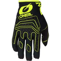 O'Neal Sniper Elite Zwart Geel Motorcross Handschoenen Maat L