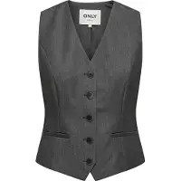 ONLY Gilet donkergrijs
