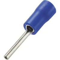 TRU COMPONENTS Stiftkabelschuh 1.50 mm² 2.50 mm² Teilisoliert Blau 739335 100 St.